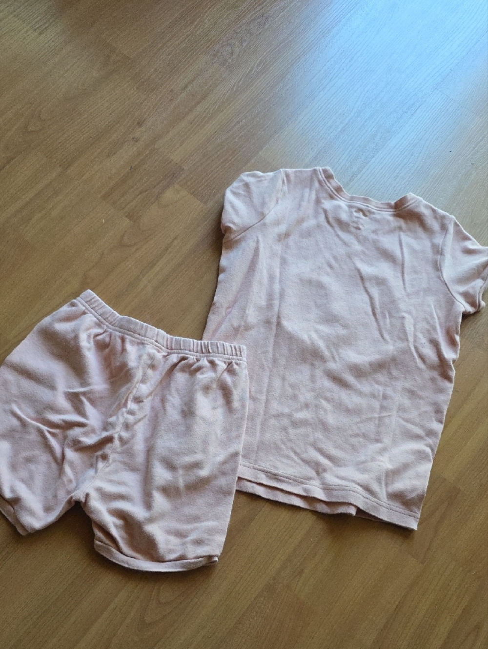 Girls' Pink Cherry Short-Sleeve Pajama Set - Picture 4 of 4